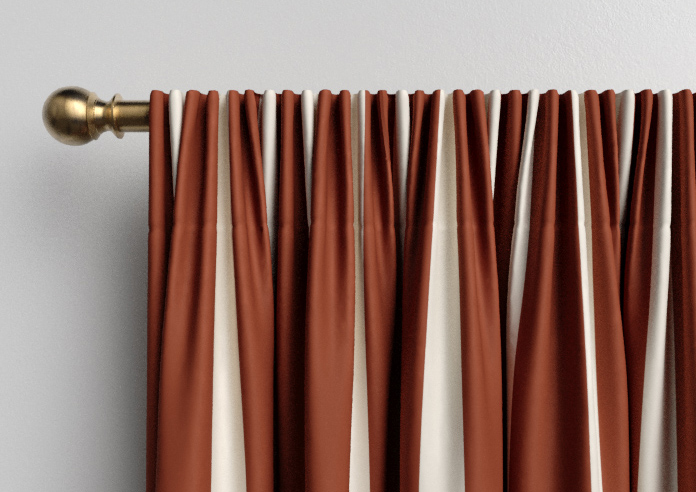 The British Stripe Co. Henry, Teignbridge No.1 - Made to Measure Curtains - Image 9